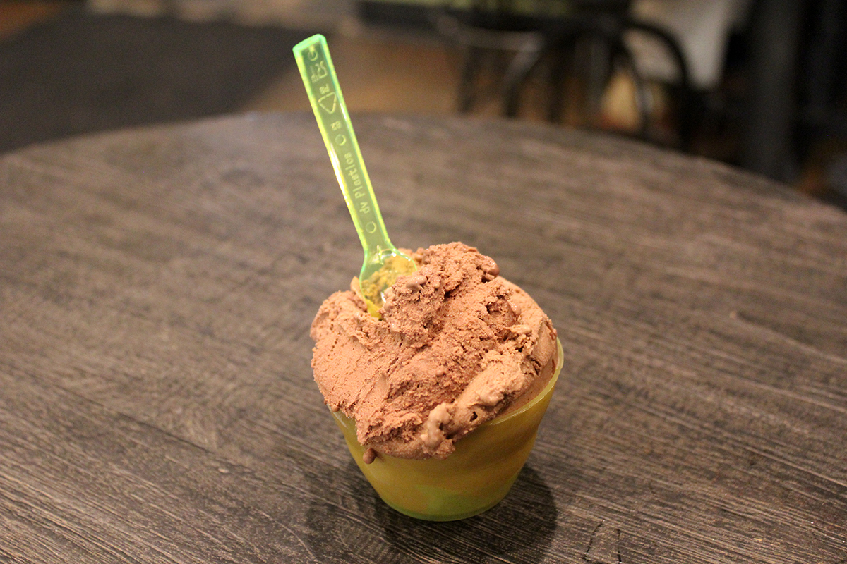 Nutella Gelato at Capo Gelateria Italiana in Salt Lake City