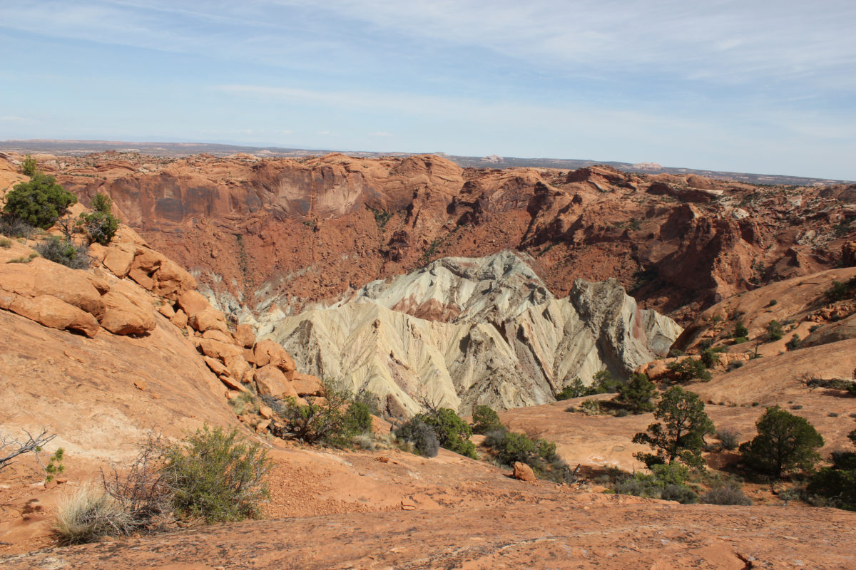 Upheaval Dome at Canyonlands National Park in Utah