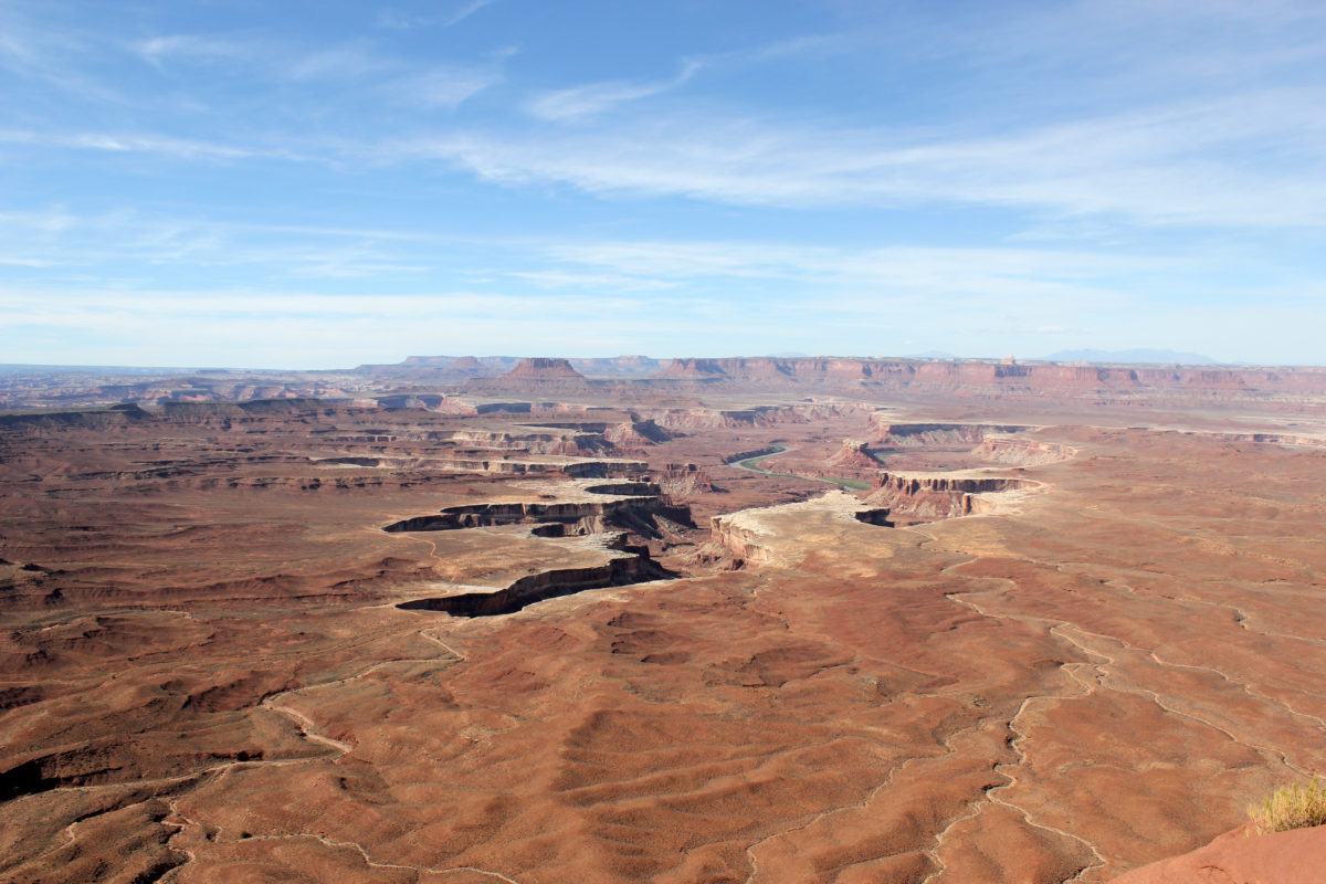 Grand View Point Outlook at Canyonlands National Park