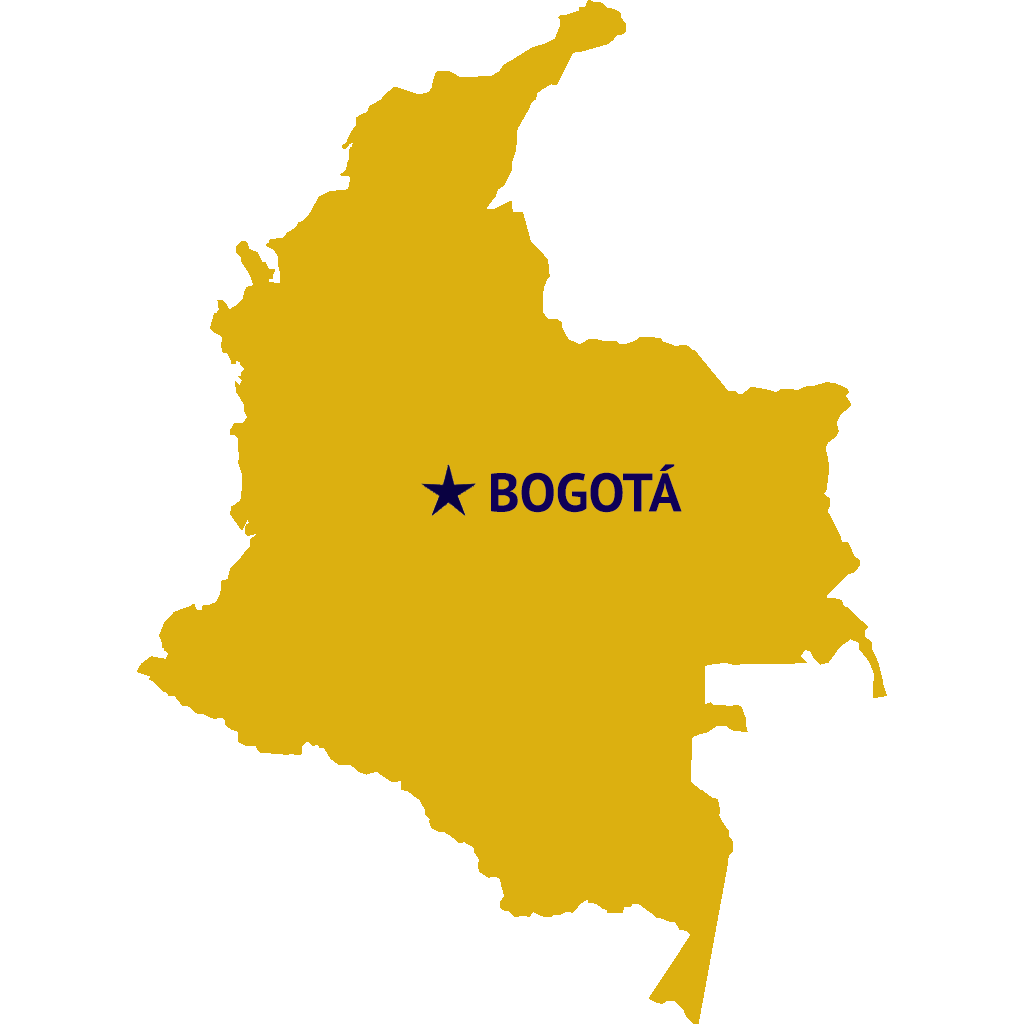 Mapa De Bogota Colombia 3768