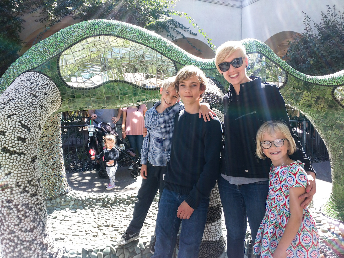 Mosaic Dinosaur at Balboa Park