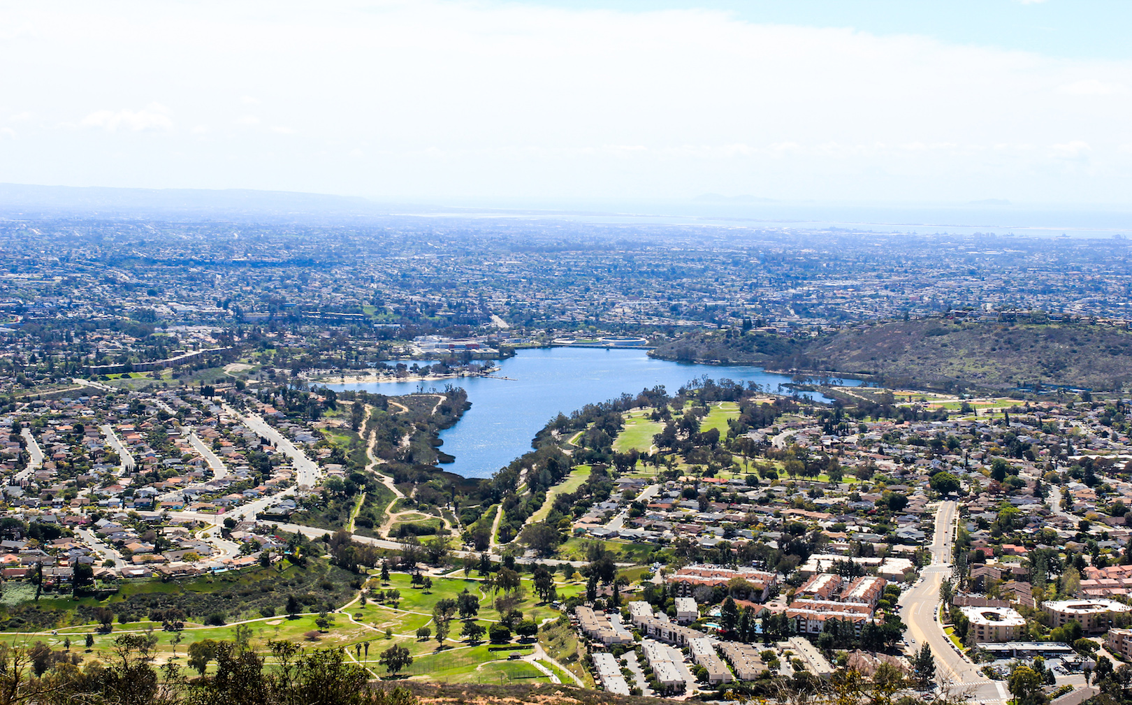 Summit Overlook at Cowles Mountain in San Diego, CA