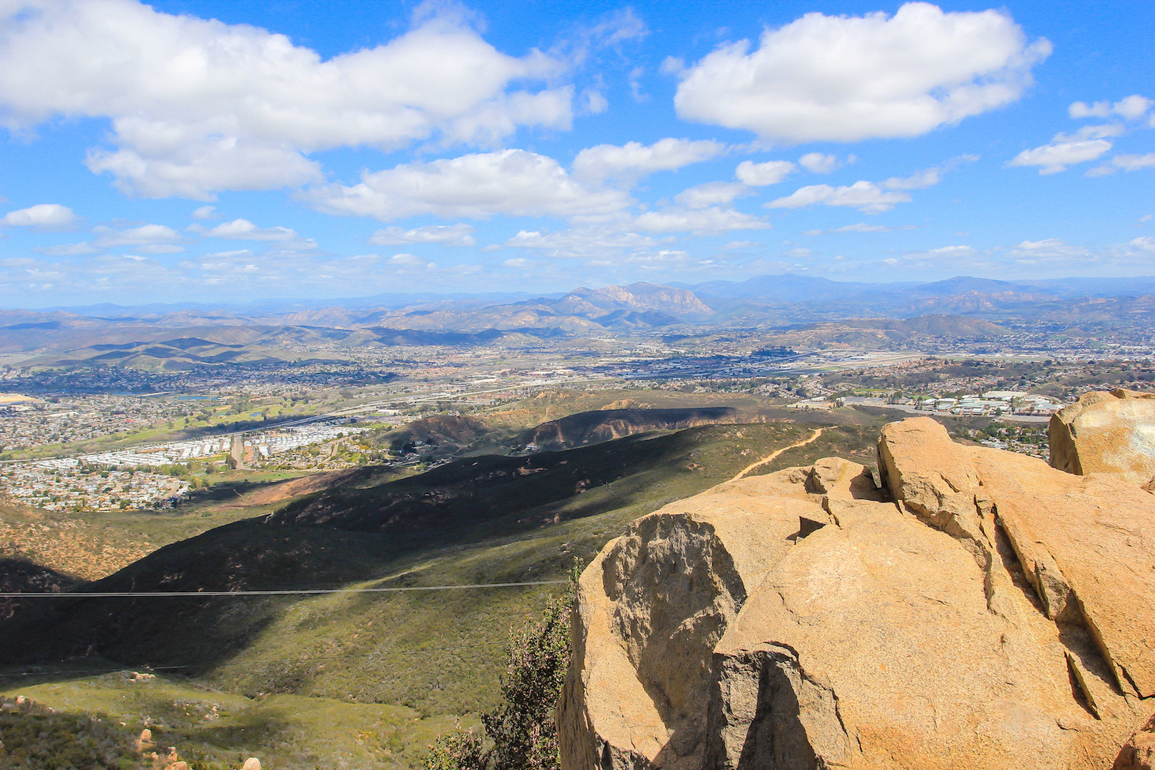 Summit Overlook at Cowles Mountain in San Diego, CA