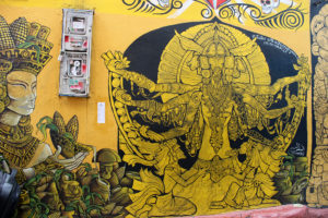 Indian Goddess Street Art - Bogotá Colombia Graffiti Tour