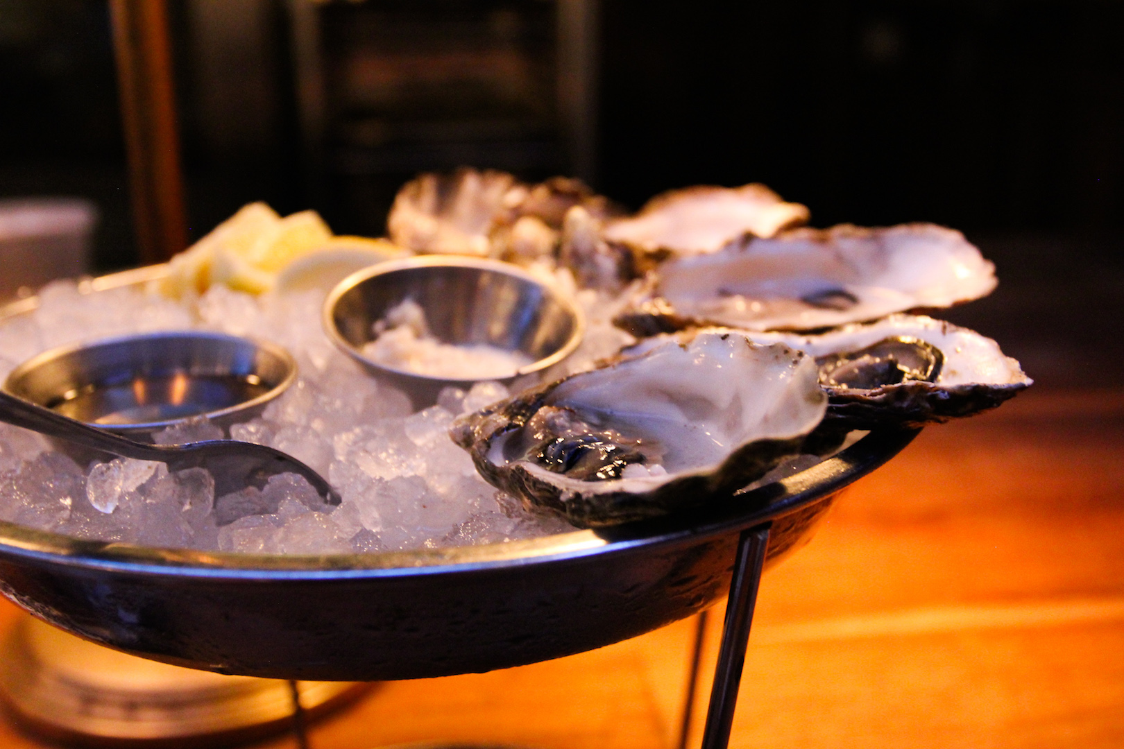 Oysters at Ironside Fish & Oyster in Little Italy, San Diego, CA