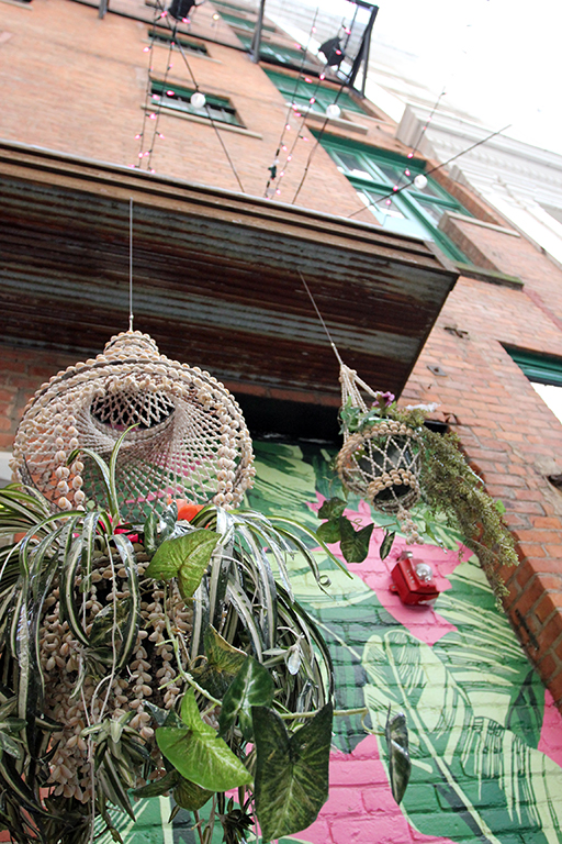 Plants in The Belt Alley in Detroit, MI