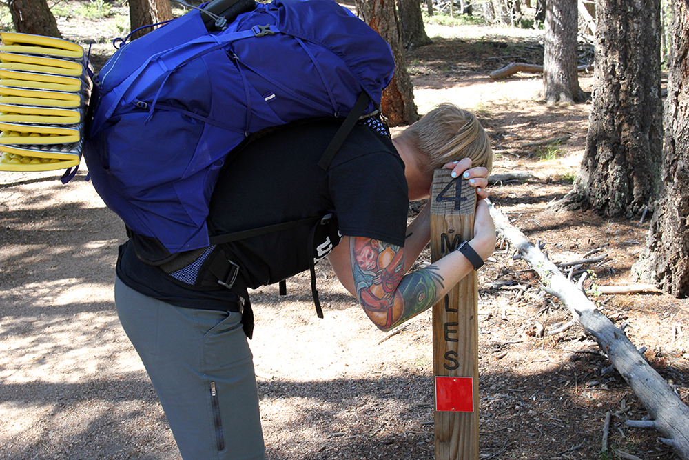 Barr Trail 4-Mile Marker