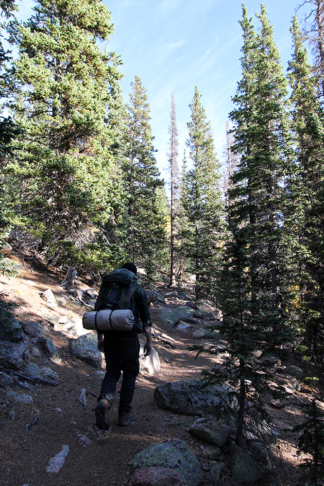 Hiking Barr Trail to Pikes Peak Summit