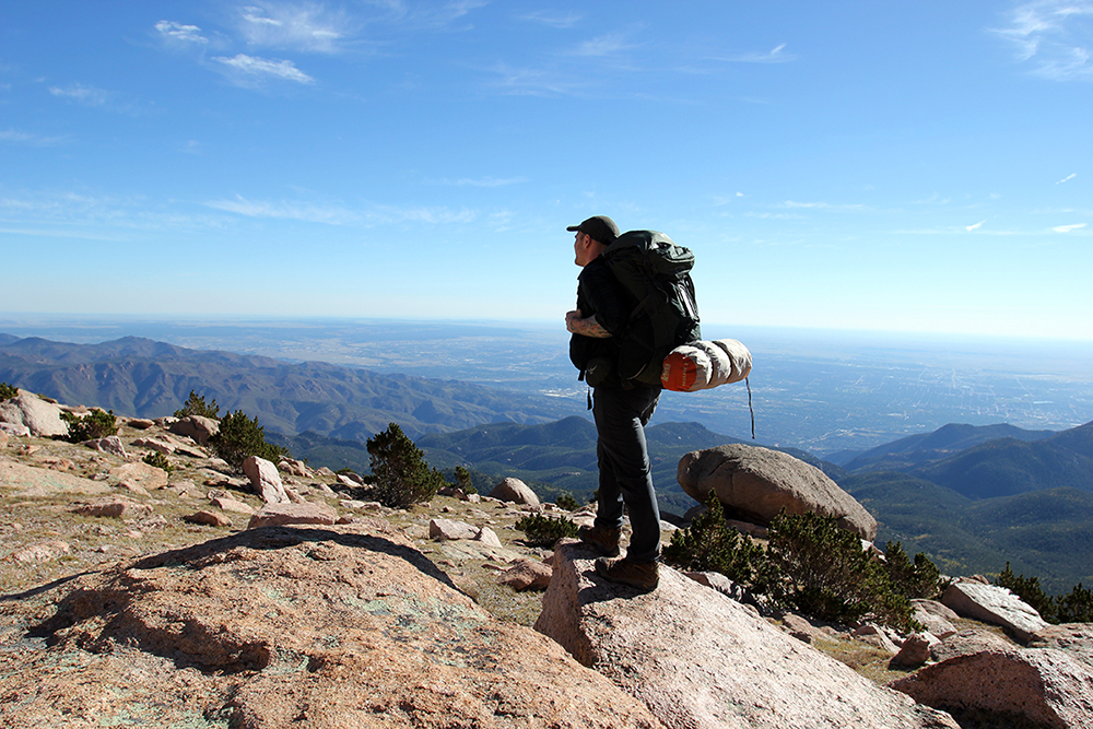 Overlook from Pikes Peak Barr Trail