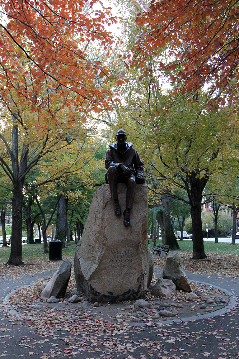 Samuel Eliot Morrison Monument at Commonwealth Avenue Mall