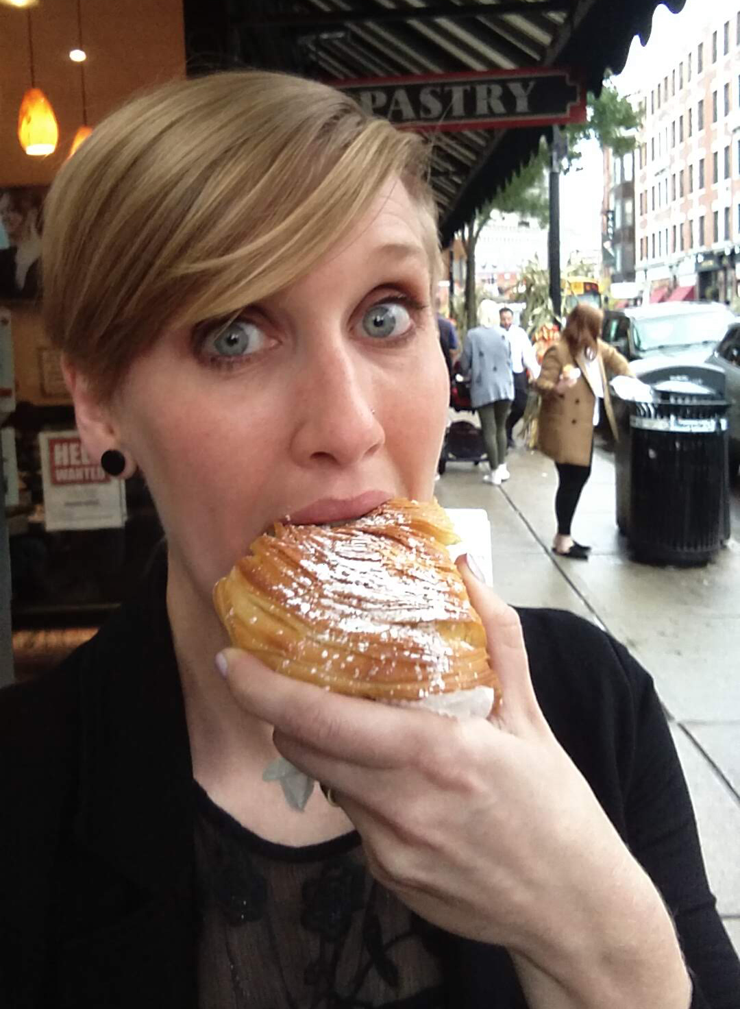 Sfogliatella at Modern Pastry in North Boston