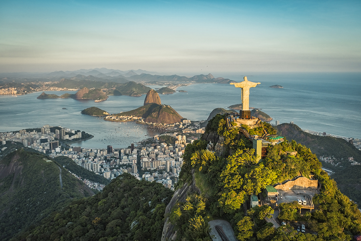 The Real Christ the Redeemer Statue in Rio De Janeiro Brazil