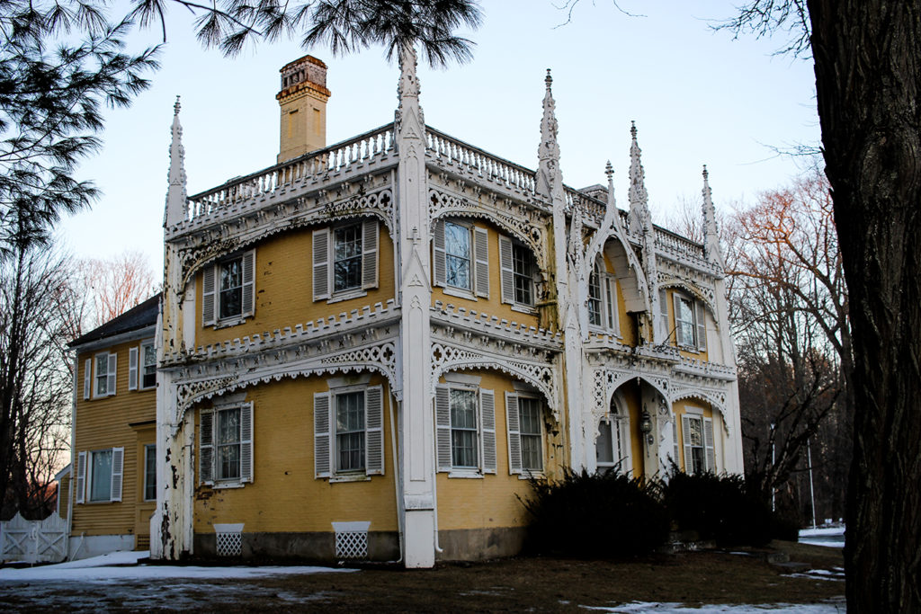 Yellow Victorian Home Near Kennebunk, Maine