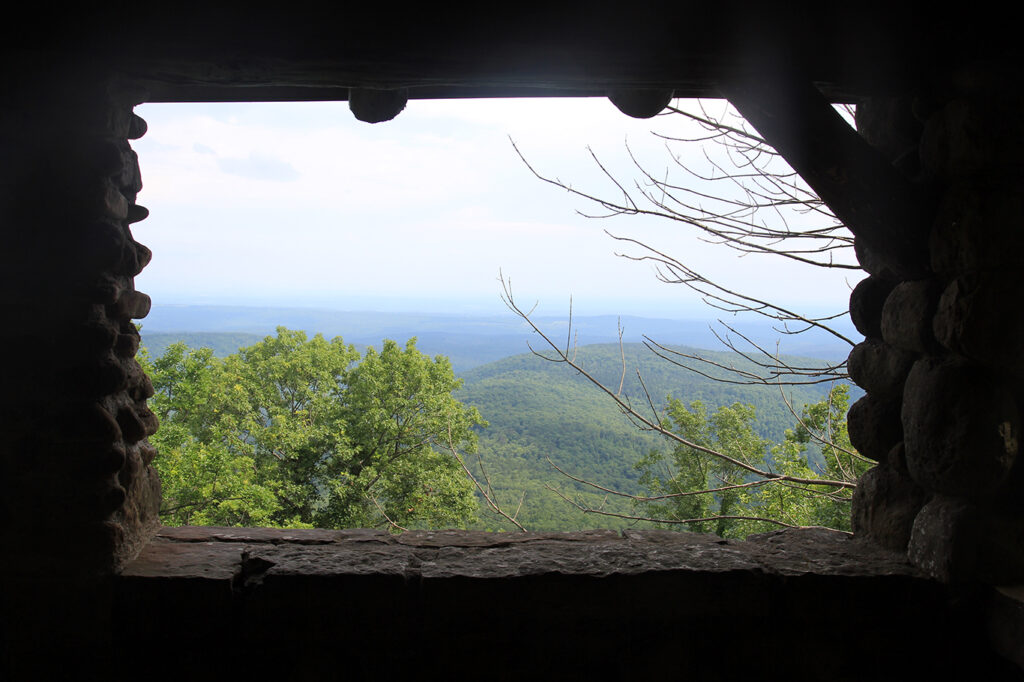 Overlook Shelter at White Rock Mountain, Arkansas