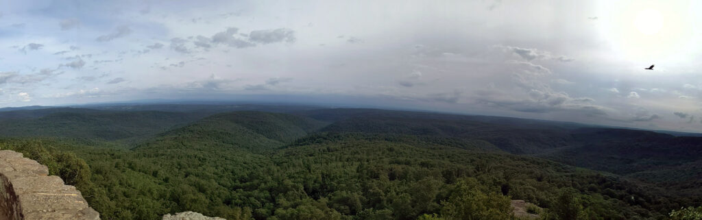 Panoramic View of Ozark National Forest from White Rock Mountain, Arkansas