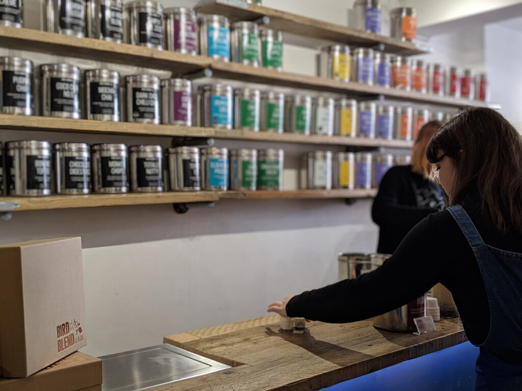 Bird & Blend Tea Co. in Brighton, England