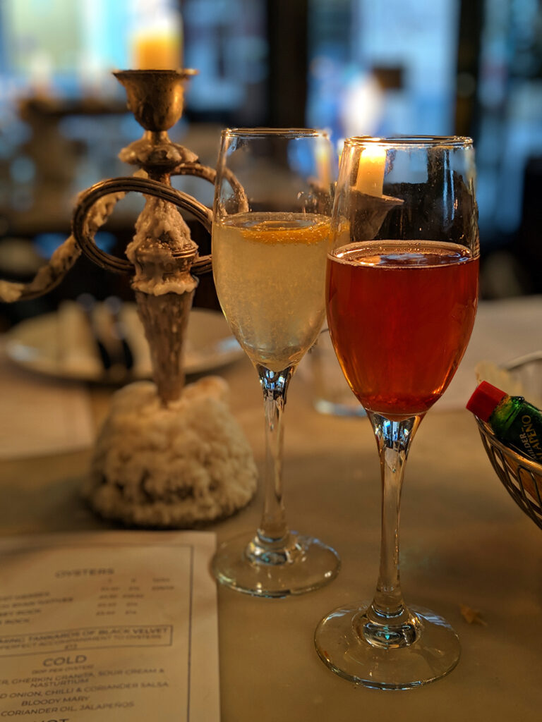 Champagne Cocktails & Candlelight at Riddle & Finns in Brighton