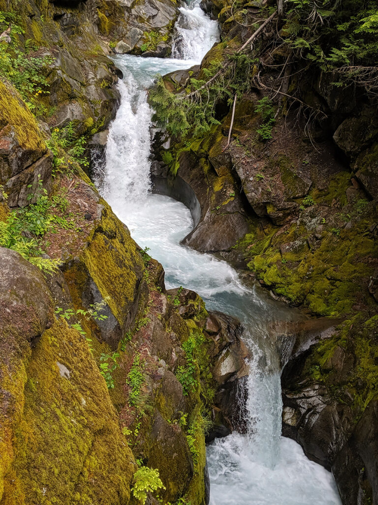 Waterfall Views at Mount Rainier National Park