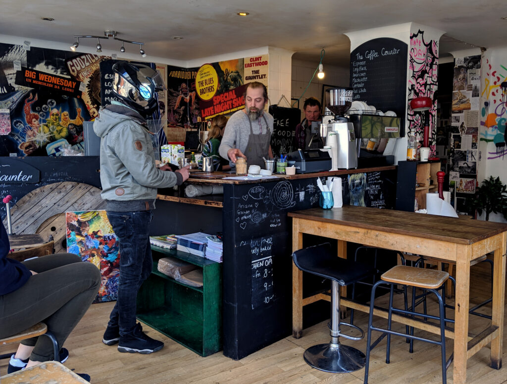 Coffee Counter in Brighton, England width=