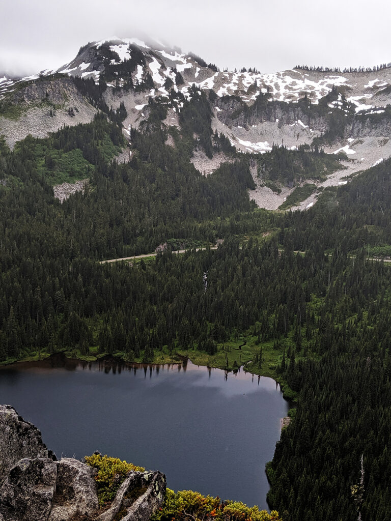 Lake Louise Overlook from Faraway Rock in Paradise, Mount Rainier National Park