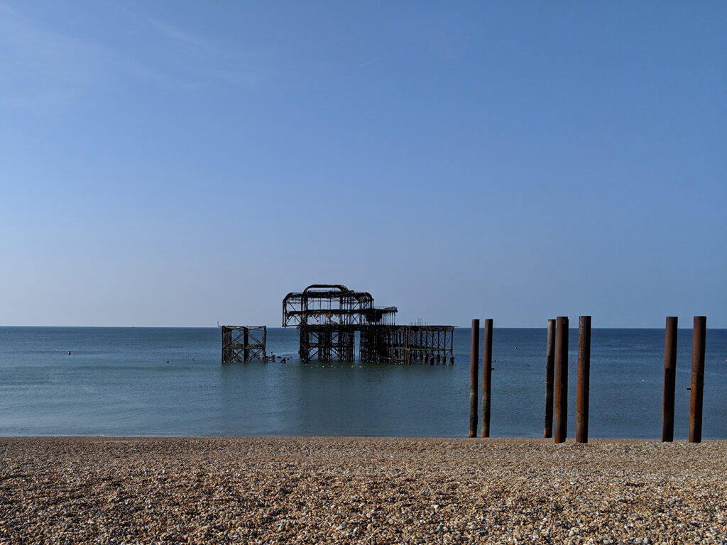 West Pier in Brighton, England