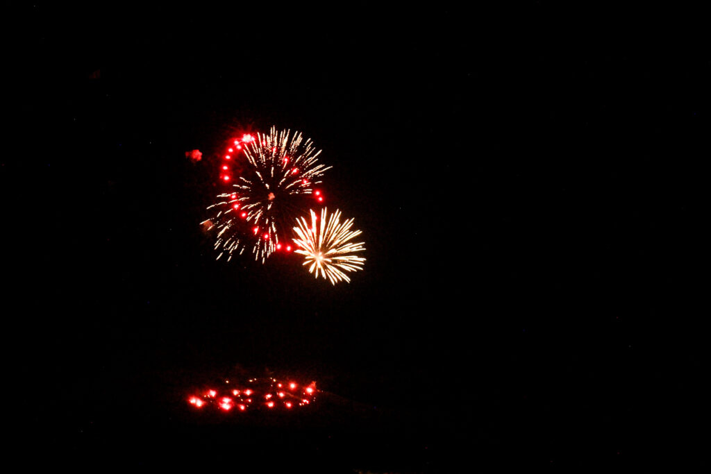 Volcano Fireworks at Ifestia Festival 2019 in Santorini, Greece