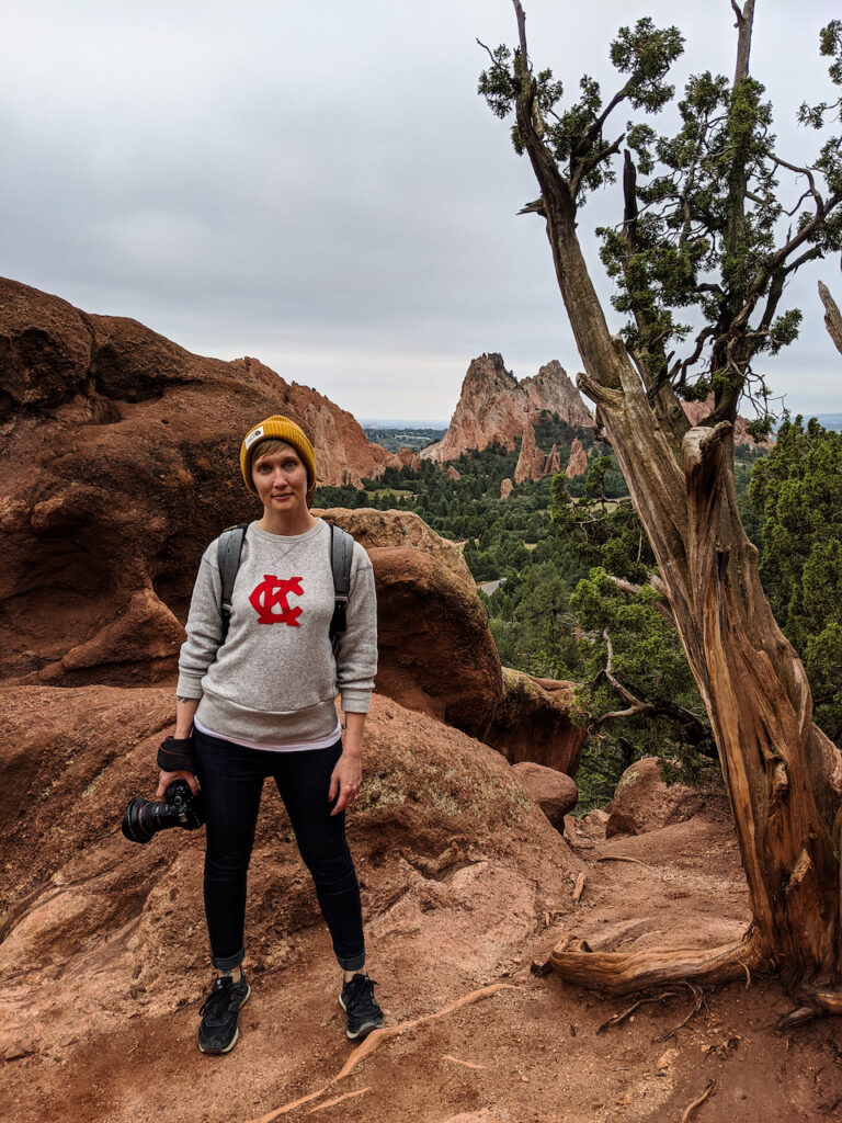 KCTRVLR Heather Physioc at Garden of the Gods in Colorado Springs