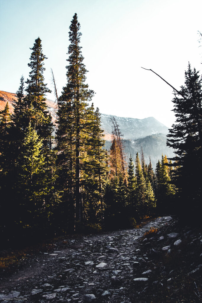 Early Morning Hiking on Humboldt Peak in Colorado