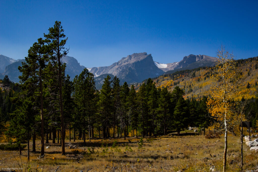 Mountain Landscape at Rocky Mountain National Park