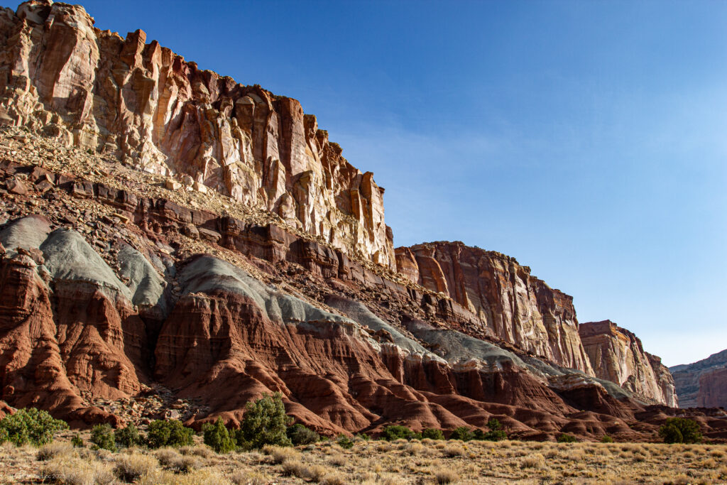 Capitol Reef National Park Geologic Formations in Utah