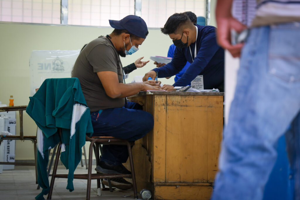 JRV at Suyapa Elementary School Polling Site 2021 Honduras Elections