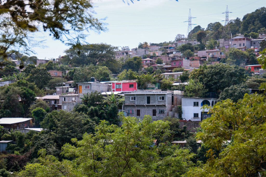 Colorful Houses on the Hill in Tegucigalpa, Honduras
