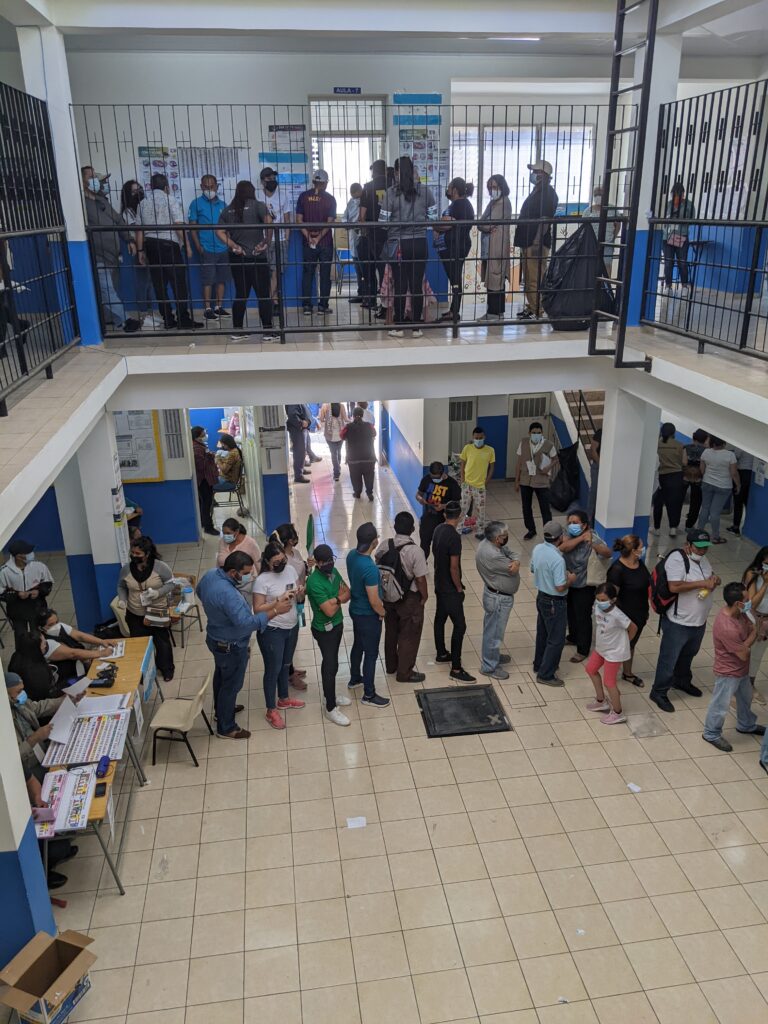 School Polling Site in Buenos Aires, Tegucigalpa, Honduras