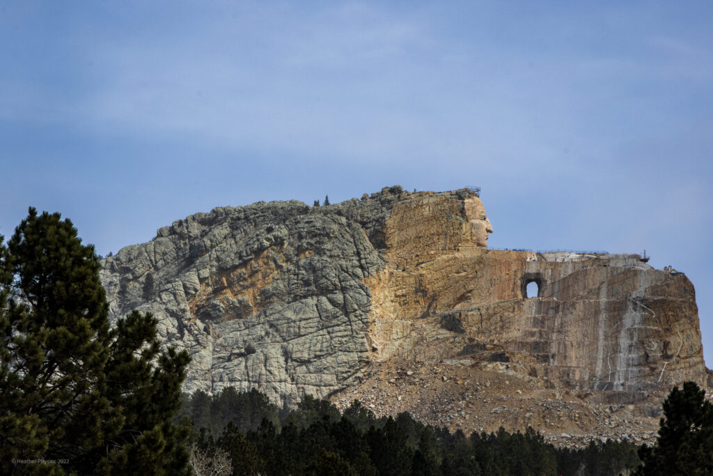 Crazy Horse War Memorial In Progress April 2022 Black Hills South Dakota