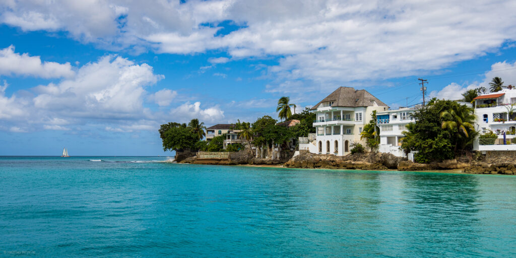 Sailboat at Batts Rock Beach in Barbados