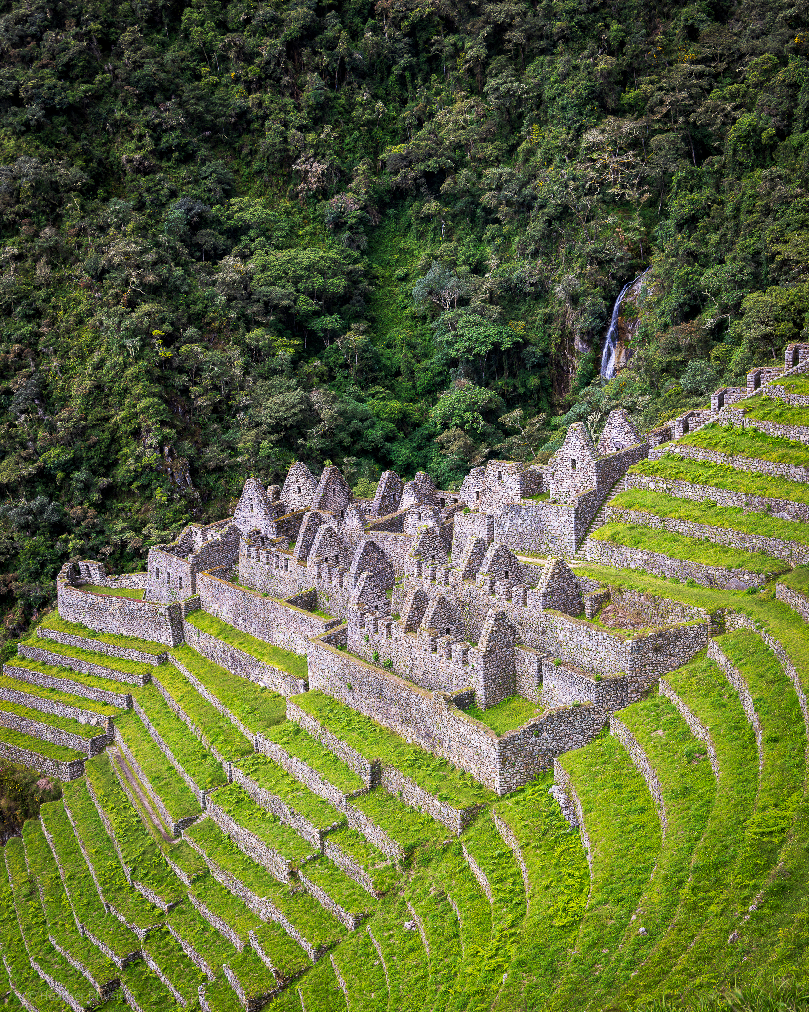 Ancient Inca Ruins on the Machu Picchu Trek