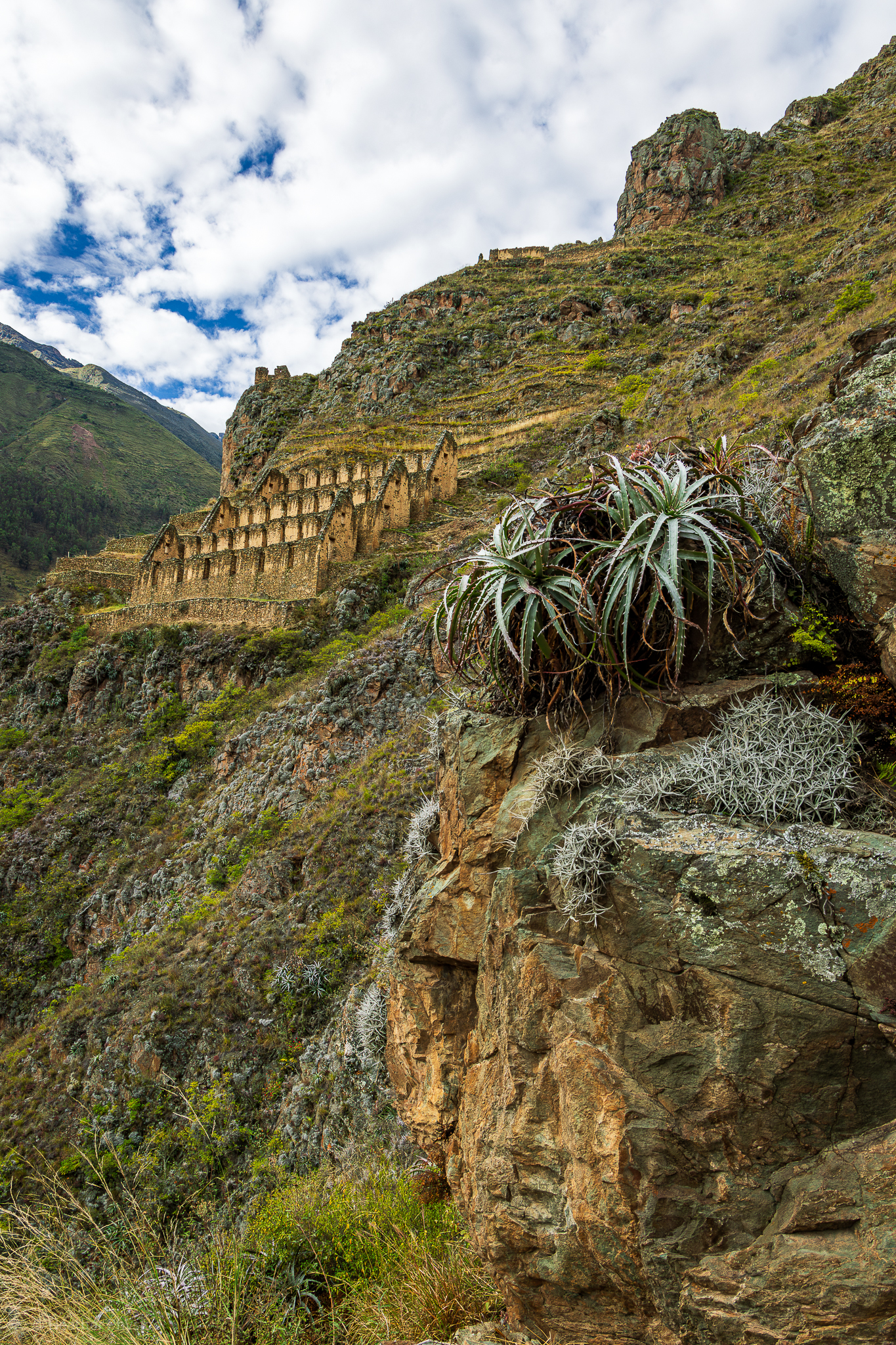 Grain Silos of the Ancient Inca