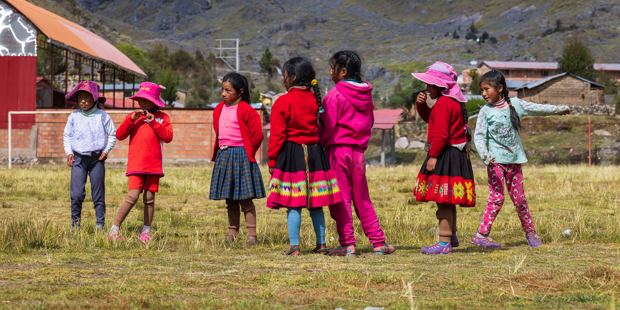 Quechua Schoolchildren in the Andes