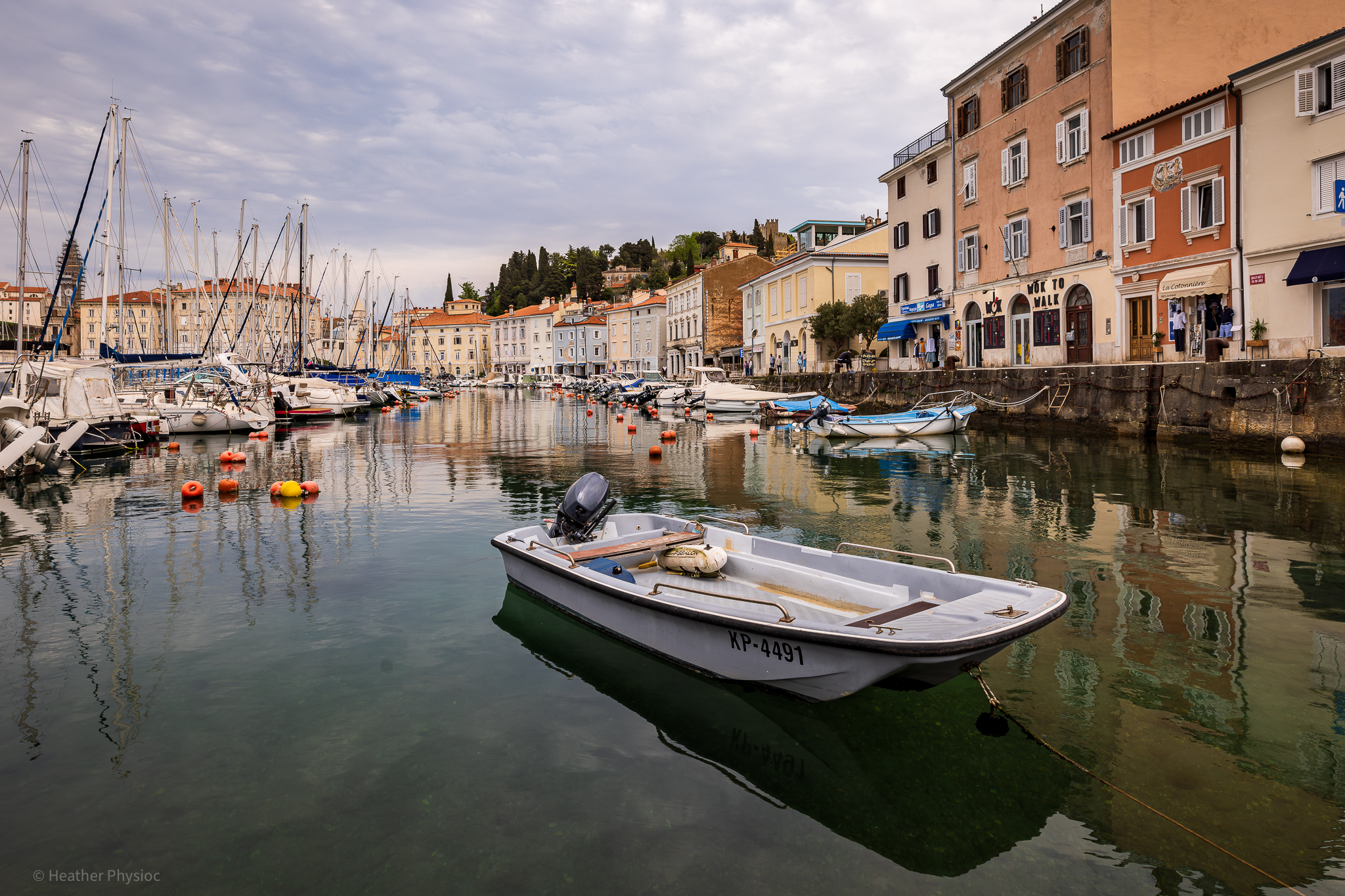 Boat in Piran Marina